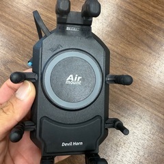 カエディア充電スマホホルダーAir Mount KDR-M26A-BK の画像
