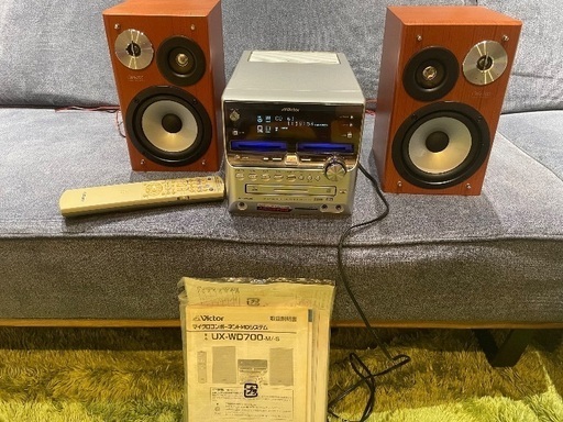 Victor UX-WD700-M DVD/2MD/TAPE コンポ