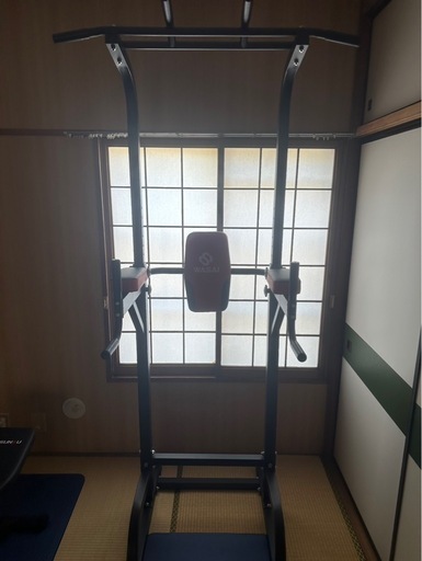 WASAI(ワサイ) ぶら下がり健康器 懸垂マシン 懸垂バー【高さ220CM/耐荷重150kg】(白/黑) マルチジム 懸垂 ぶらさがり 器具 筋肉トレーニング 背筋 腹筋 大胸筋 チンニングスタンド