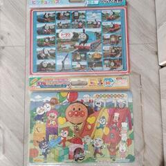 トーマス、アンパンマン　パズルの画像