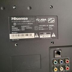 テレビ(Hisense)　24型　　の画像