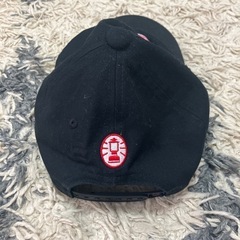 【募集中】コールマン　キッズキャップ　ブラック　54センチの画像
