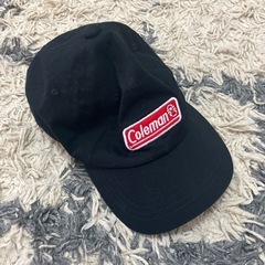 【募集中】コールマン　キッズキャップ　ブラック　54センチの画像