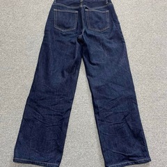 UNIQLO ユニクロ ワイドストレートジーンズ NAVY69  の画像
