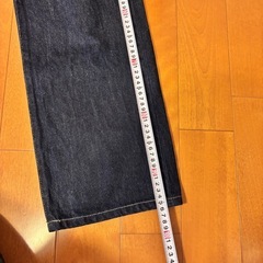 UNIQLO ユニクロ ワイドストレートジーンズ NAVY69  の画像