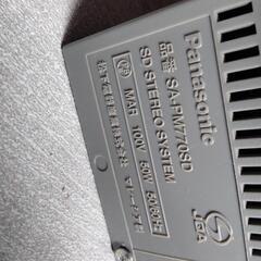 【T4】Panasonic sa-pm770sd コンポ　ジャンクの画像