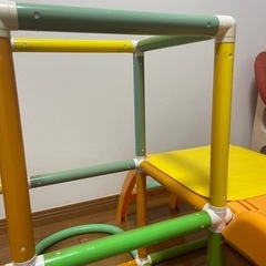 アンパンマン滑り台とジャングルジムの画像