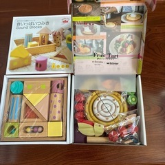 子供玩具　未使用品　　夢のフルーツタルト、音いっぱいつみきの画像