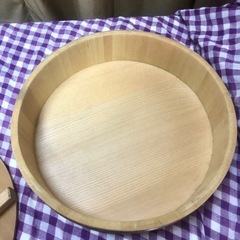 寿司桶　ふた付き　すし　木製　手巻き寿司　ちらし寿司　飯台　おひつの画像