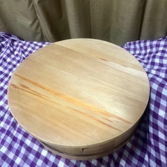 寿司桶　ふた付き　すし　木製　手巻き寿司　ちらし寿司　飯台　おひつの画像