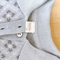 tete a tete ニットロンパース　80の画像