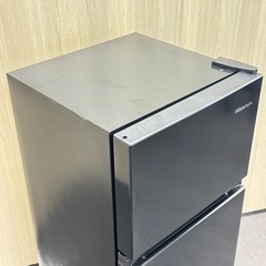 A1480🌟激安‼️2024年製HISENSE2ドア冷蔵庫124L HR-K12HB🌟の画像
