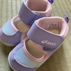 アシックス 12.5cm サンダル 100円セールの画像