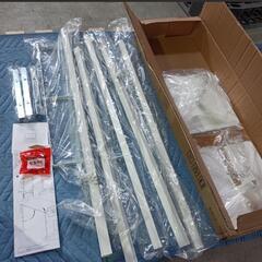 664fk 【未使用品・開封品】山崎実業(Yamazaki) 折り畳み 室内物干し ホワイト タワー tower 洗濯物干し コンパクトに収納　y090405fkの画像