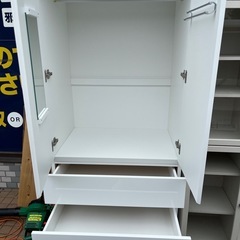【美品　新生活ホワイト家具セット】の画像