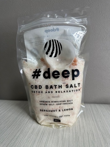 CBDバスソルト #Deep 900g ×6【未開封・まとめ売り／手渡し希望】