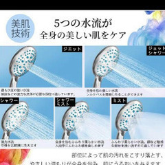 シャワーヘッド♥マイクロナノバブル 0.001mm 美肌節水取付け簡単の画像