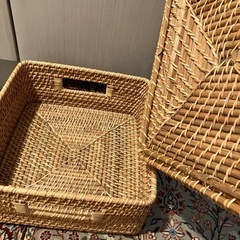 無印　カゴ　2個の画像