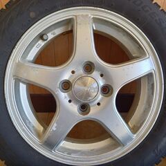 155/65R14　スタッドレスタイヤ&ホイール4本セット の画像