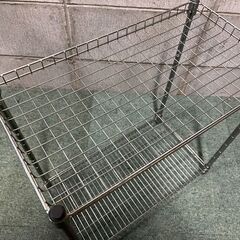 2段 メタルラック スチールラック 幅45cm×奥行25cm×高さ47cm の画像