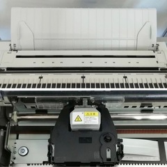 FUJITSU VS-10T シリアル インパクト ドット マトリクス方式 ドットプリンター 単票/連続帳票 中古インクリボン付 トレイ付の画像
