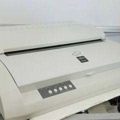 FUJITSU VS-10T シリアル インパクト ドット マトリクス方式 ドットプリンター 単票/連続帳票 中古インクリボン付 トレイ付の画像