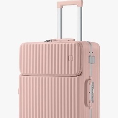 恵庭市スーツケース　ピンク色　室内でのみ使用。の画像