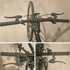 25c/100040-2/YY5000/091-8/自転車 ASAHI アサヒ ROOTS ルーツ Dresscode RDC70A クロスバイク アルミ ツヤケシブラック 700×32Cの画像