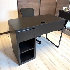 【美品】セット　オフィスデスク　昇降チェア　セット　パソコンデスク　リモートワークなどにの画像