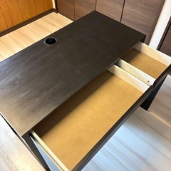 【美品】セット　オフィスデスク　昇降チェア　セット　パソコンデスク　リモートワークなどにの画像