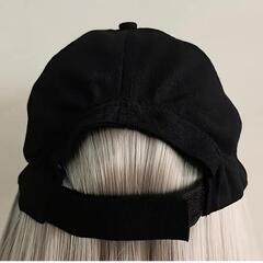 至急処分‼️新品未使用 帽子付きウィッグ、ロングヘアの画像