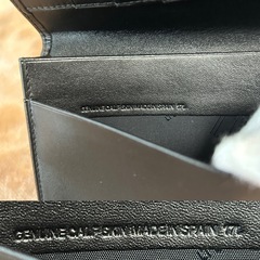 ダンヒルメンズロングウォレット二つ折り長財布さいふサイフ男性用紳士札入れ黒レザー牛革本革ブラック小銭入れ無dunhillの画像