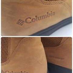 冬になる前に購入をオススメします。すぐに売り切れます。【美品】コロンビア　Columbia　サイドゴア　レザー　ビブラム　滑らない　靴の画像