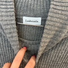 セーターワンピースの画像