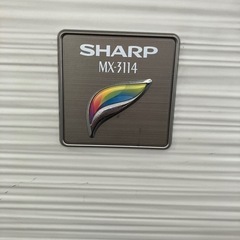 複合機 SHARP MX-3114 スキャナー FAXの画像