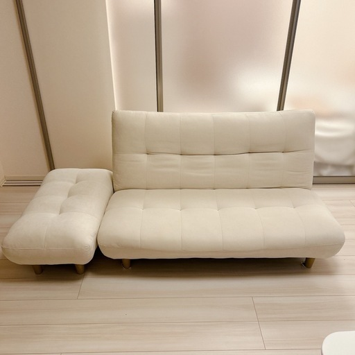 【最終値下げ】家具350 2人掛けソファ　2点セット  モルン　もちもち　ふわふわ