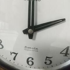 レトロ アンティーク SEIKO セイコー Sonola ソノーラ トランジスタ 掛時計 STC 572の画像