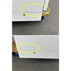両開き書庫６段　鍵付き　ホワイト　高さ2135mm　キャビネット　F-HB-552-0829Aの画像