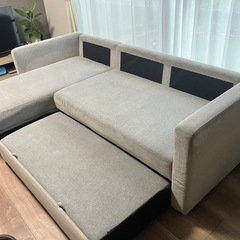 ニトリ大型ソファーベッド の画像
