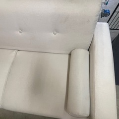 LOWYA ソファー ホワイト系 2人掛けの画像