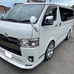 トヨタ　ハイエース　ダークプライム　ディーゼル　車検令和8…