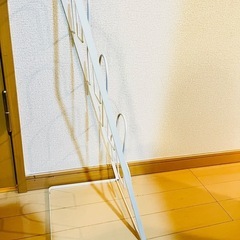 折りたたみ式　シューズラック　ホワイト　白の画像