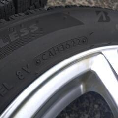 14インチ VRX2 155/65R14 スタッドレスタイヤホイールセットの画像