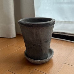 鉢・ポット　受け皿付きの画像