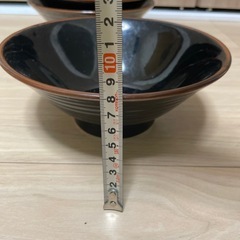 ※お話し中
差し上げます！黒のどんぶり　皿の画像