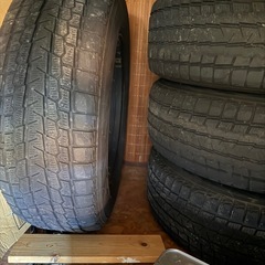 デリカD5 スタッドレスタイヤホイールMKW MK-36　4本の画像