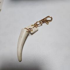鹿角キーホルダー⑳　ハンドメイドの画像