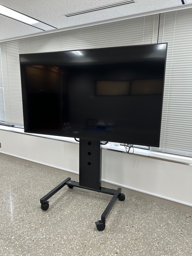 明日来れる方、85インチテレビ