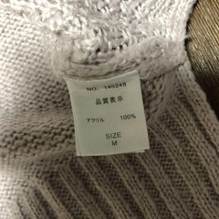 TORTE くすんだピンクのタートルネックセーター　Mサイズの画像