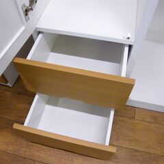 ワードローブ 幅88×奥行54.5×高さ190.5cm 姿見 鏡 チェスト 箪笥 タンス 衣類収納  札幌市 厚別区の画像